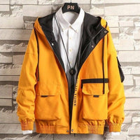 Thumbnail for Survival Gears Depot Jackets Yellow / S Cargo Bomber Mens Jacket