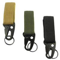Thumbnail for Survival Gears Depot Khaki Outdoor Camping Tactical Carabiner Backpack Hooks