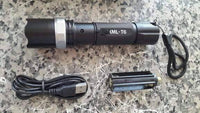 Thumbnail for 5100 Lumens XM-L T6 Zoomable LED Tactical Flashlight4