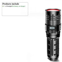 Thumbnail for Survival Gears Depot LED Flashlights Basic / BLACK Powerful Xhp90.2 Led Tactical Flashlight