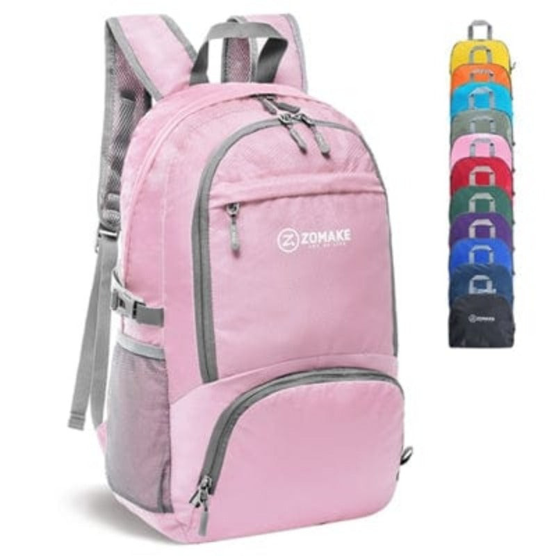 Survival Gears Depot Light  Pink Backpack / 19 inches Lightweight Packable Backpack