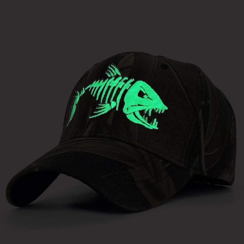 Survival Gears Depot Men's Baseball Caps Luminous Embroidery Fishing Cap