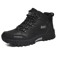 Thumbnail for High top large hiking shoes among assorted outdoor, survival, camping, cycling, mountaineering, and hunting gears4