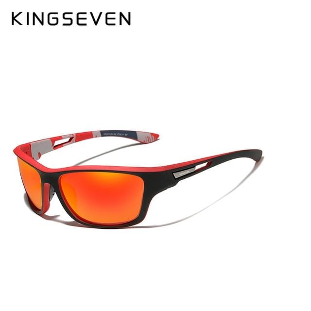 Survival Gears Depot Men's Sunglasses Red Ultralight Frame Polarized Sunglasses