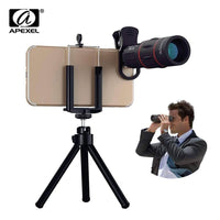 Thumbnail for Survival Gears Depot Mobile Phone Lens 18X Telescope Zoom Lens Monocular With Tripod