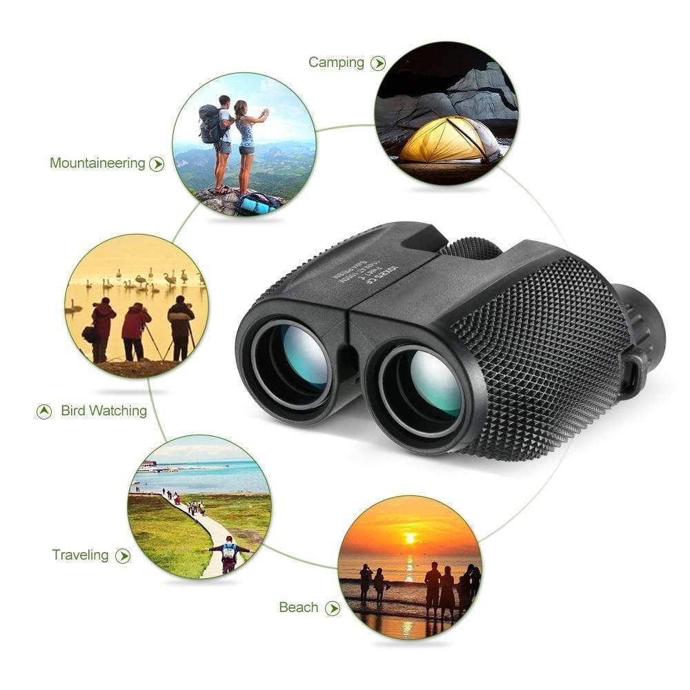 10x25 compact high power binocular for survival and camping6