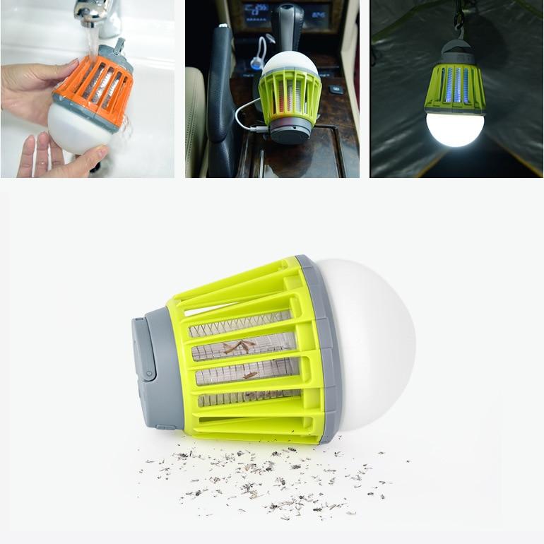 Survival Gears Depot Mosquito Killer Lamps 2 in 1 Mosquito Killer LED Lantern With Hook For Camping /Outdoor Activities