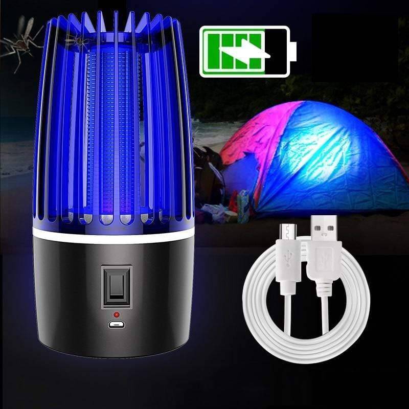 2 in 1 USB rechargeable LED mosquito killer lamp0