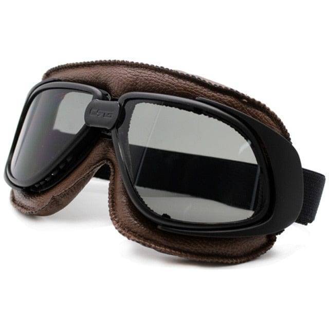 Classic Leather Pilot Goggles for Bikers4