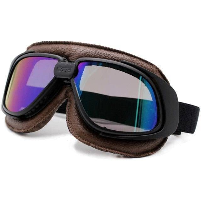 Classic Leather Pilot Goggles for Bikers2