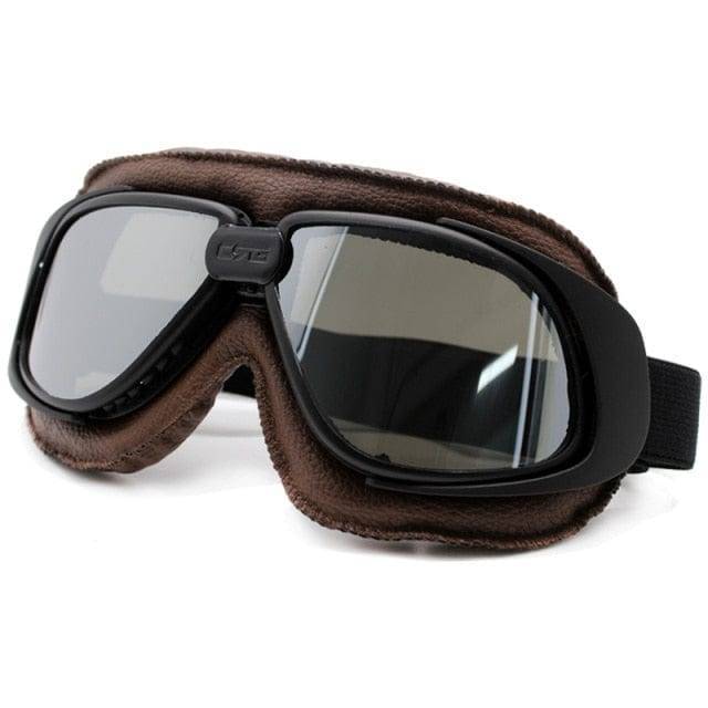 vintage biker goggles Nordson Motorcycle Goggles Helmet Motorcycle Goggle Glass Vintage Pilot Biker Leather Moto Bike ATV Goggle