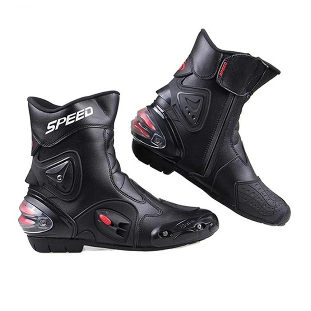 Survival Gears Depot Motorcycle  Leather Anti-skid Boots
