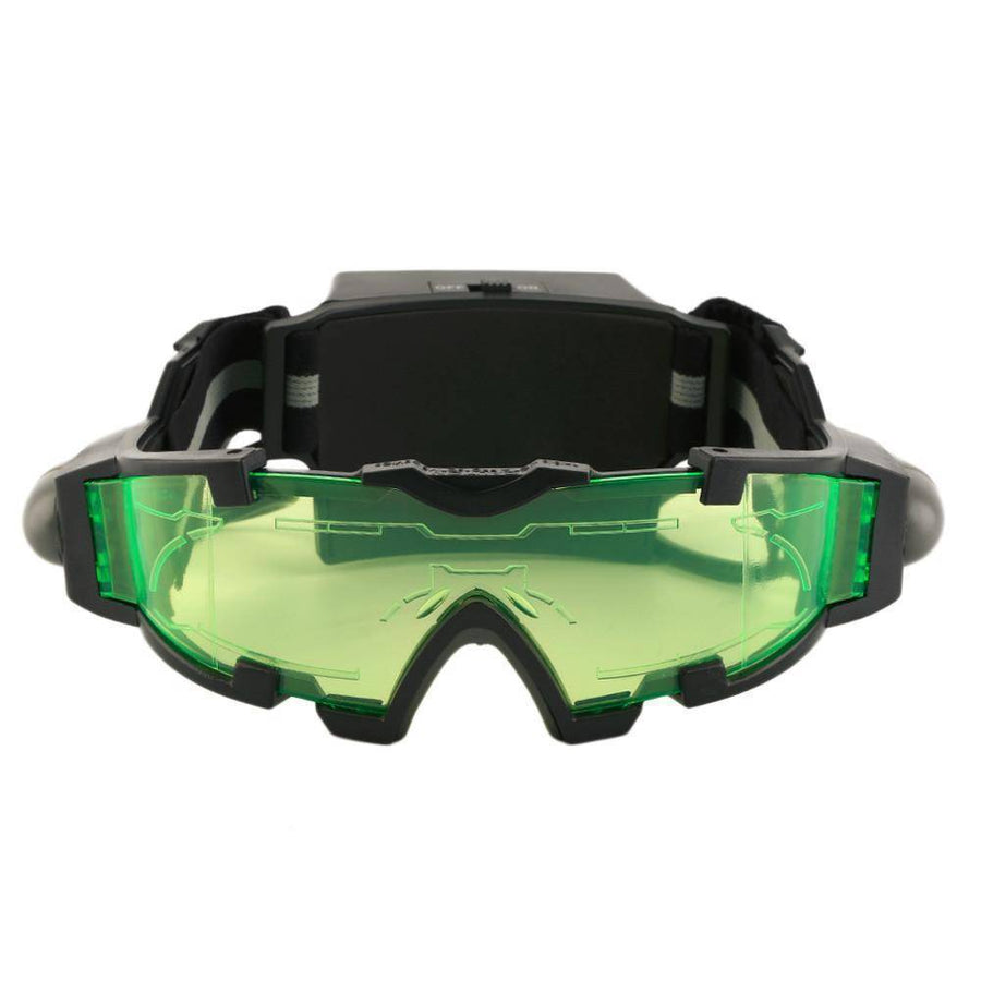 Survival Gears Depot Night Vision Goggles Adjustable Night Vision Goggles ( 25 Feet ) with Flip-out Lights Green Lens