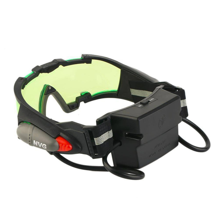 Survival Gears Depot Night Vision Goggles Adjustable Night Vision Goggles ( 25 Feet ) with Flip-out Lights Green Lens