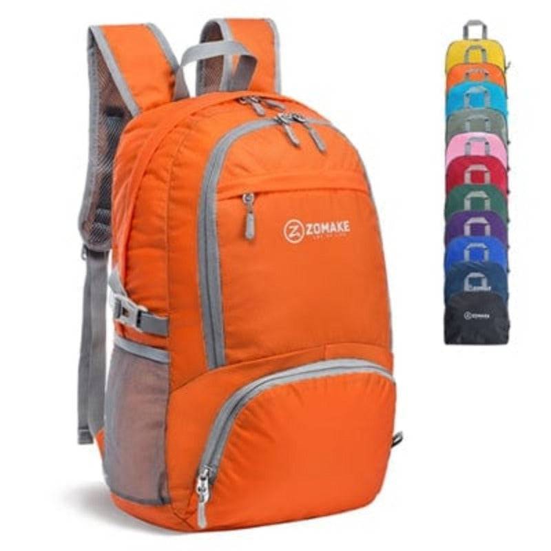 Survival Gears Depot Orange Backpack / 19 inches Lightweight Packable Backpack