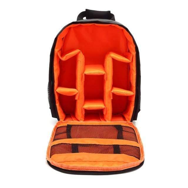Wiio Orange Waterproof Outdoor Photography Backpack