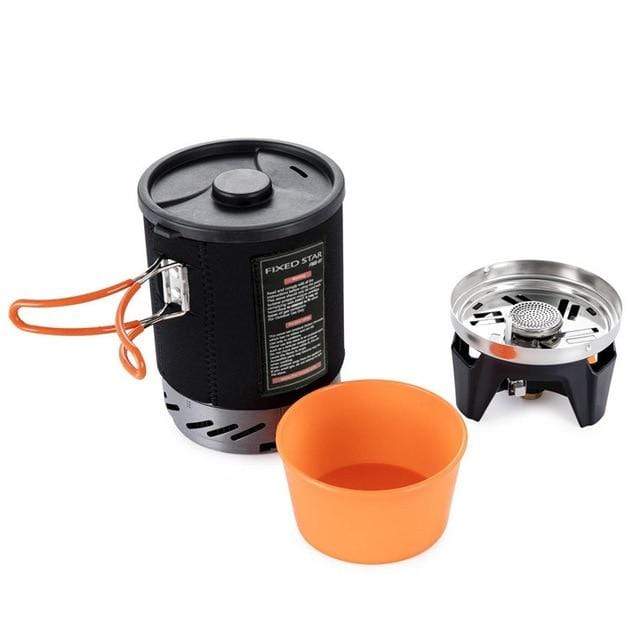 Survival Gears Depot Outdoor Stoves FMS-X1 Portable Outdoor  Camping Stoves  With Stove Heat Exchanger Pot Bowl System