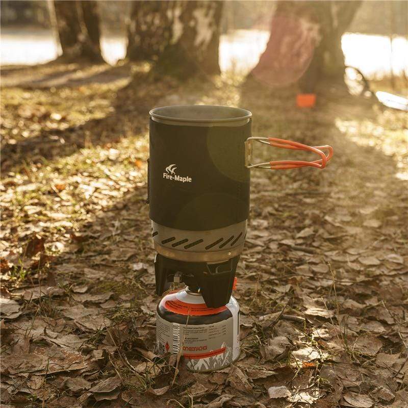 Survival Gears Depot Outdoor Stoves Portable Outdoor  Camping Stoves  With Stove Heat Exchanger Pot Bowl System
