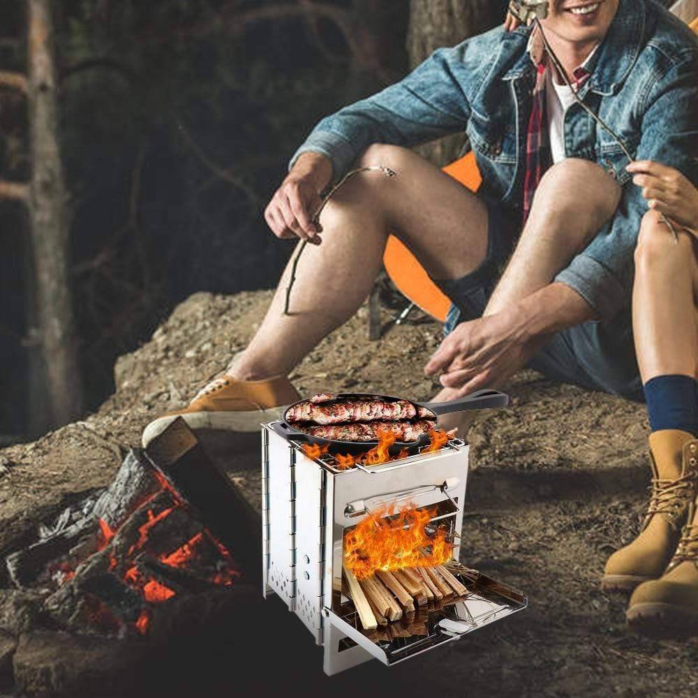 Survival Gears Depot Outdoor Stoves Stove Folding Camping Stove