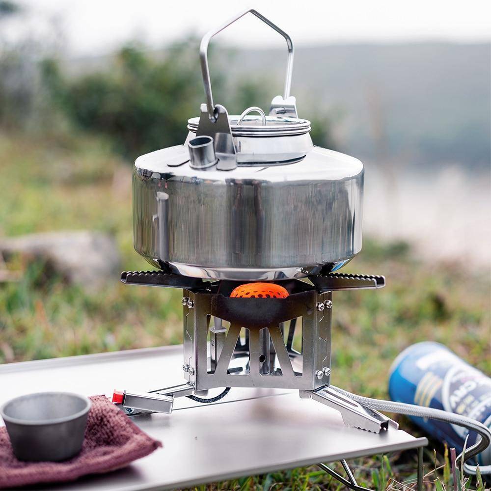 Survival Gears Depot Outdoor Tablewares Antarctic Stainless Steel Camping Kettle