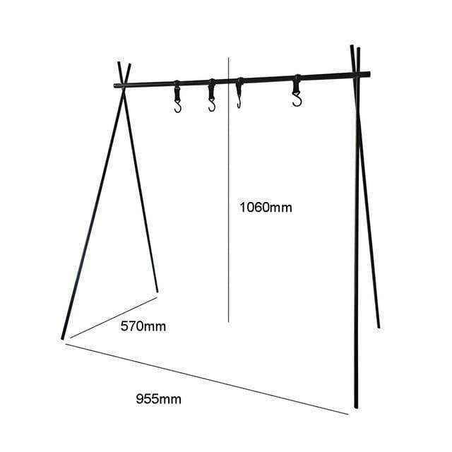 Survival Gears Depot Outdoor Tablewares L size Ultralight Camping Hanging Rack