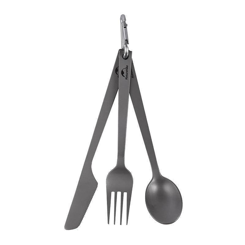 Survival Gears Depot Outdoor Tablewares Lightweight Titanium Cutlery