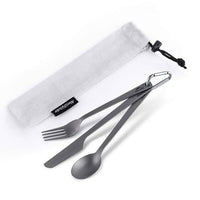 Thumbnail for Survival Gears Depot Outdoor Tablewares Set Lightweight Titanium Cutlery