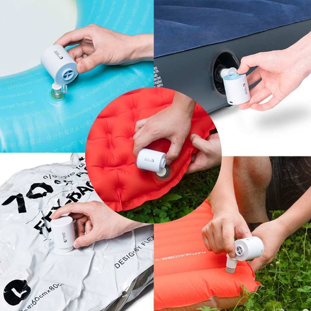 Survival Gears Depot Outdoor Tools 3-in-1 Mini Electric Inflatable Pump