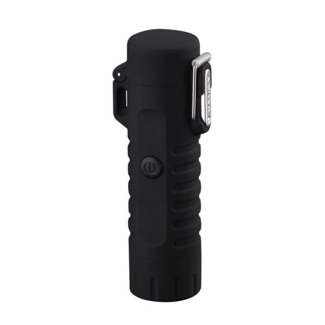Survival Gears Depot Outdoor Tools Black Portable LED Flashlight Lighter