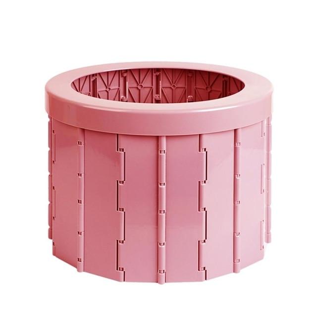 Keep Fitness Store Outdoor Tools Pink Portable Commode Toilet Seat