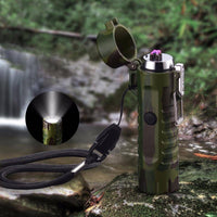 Thumbnail for Survival Gears Depot Outdoor Tools Portable LED Flashlight Lighter