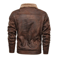 Thumbnail for Wiio Outerwear Biker Leather Jacket