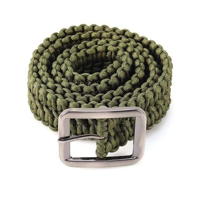 Survival Gears Depot Paracord Army green Multi use 550 Survival Paracord Belt