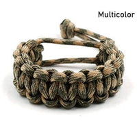Thumbnail for Survival Gears Depot Paracord Multicolor Adjustable Survival Bracelet