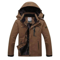 Thumbnail for Survival Gears Depot Parkas Brown / S Windproof Thick Winter Parka