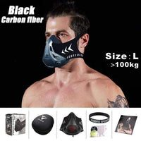 Thumbnail for Survival Gears Depot Particle Respirators Carbon Fiber L Cardio Endurance Mask