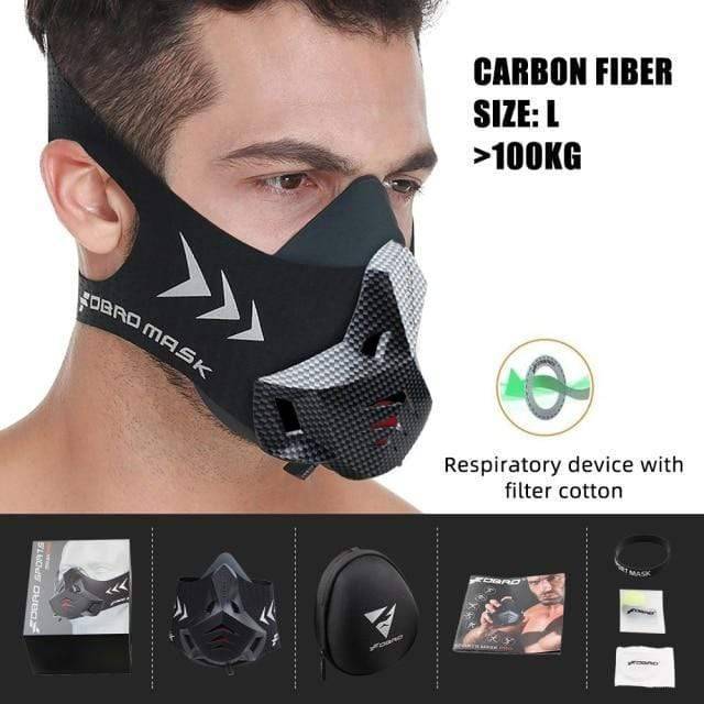 Survival Gears Depot Particle Respirators CN / Filter Carbon L Cardio Endurance Mask
