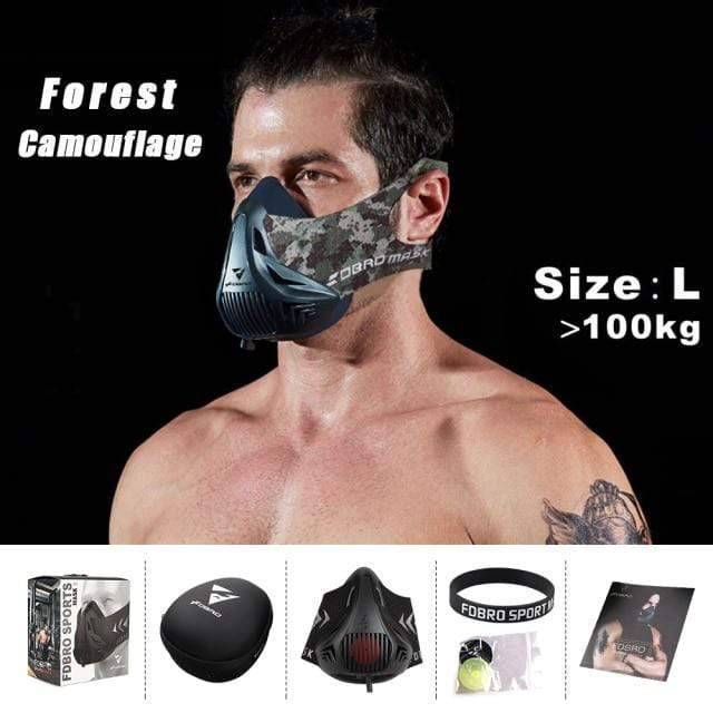 Survival Gears Depot Particle Respirators CN / Ruins Camo L Cardio Endurance Mask