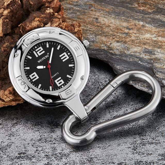 Survival Gears Depot Pocket & Fob Watches A Clip-On Carabiner Pocket Watch