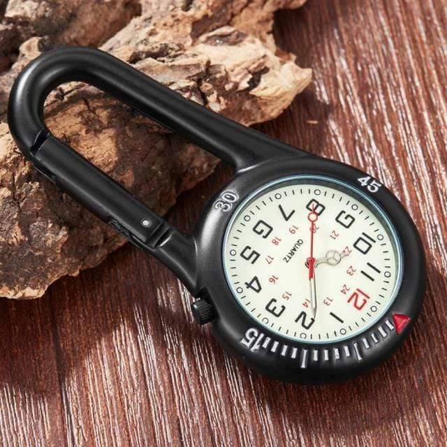 Survival Gears Depot Pocket & Fob Watches E Clip-On Carabiner Pocket Watch