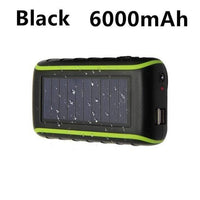 Thumbnail for YXF CO.,LTD Store Power Bank 6000mAh Black Multifunctional Hand Crank Solar Power Bank