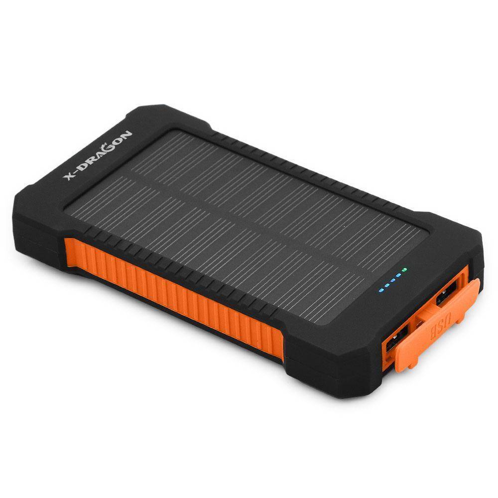 Survival Gears Depot Power Bank Waterproof Portable Solar Powered Phone /Battery Charger On The Go ! (20000mAh)