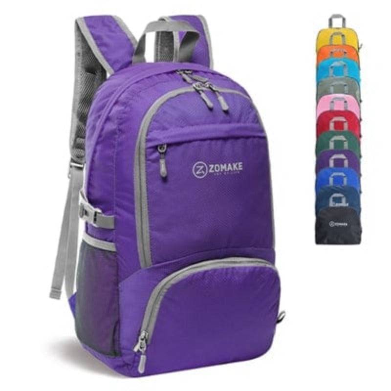 Survival Gears Depot Purple Backpack / 19 inches Lightweight Packable Backpack