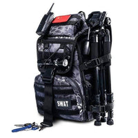 Thumbnail for Wiio Pythons Black / 30 - 40L Mens Tactical Backpack/Pouch