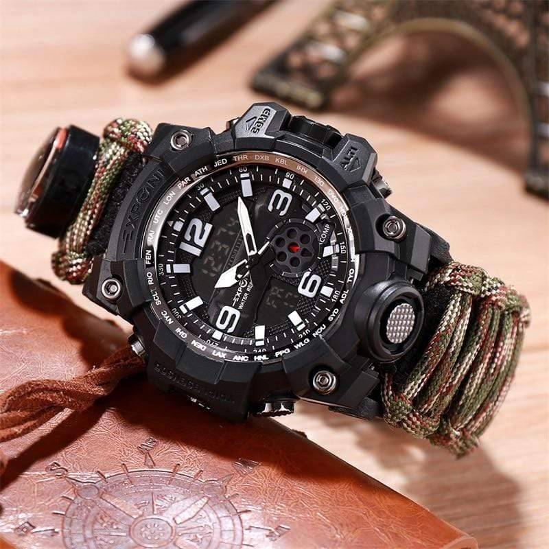 Adventurer Multifunction Survival Watch for outdoor enthusiasts0