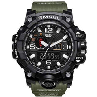 Thumbnail for Survival Gears Depot Quartz Watches Army Green Military Dual Display Analog Digital Watch