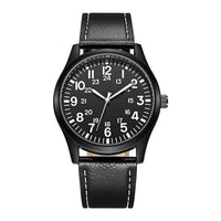 Thumbnail for Survival Gears Depot Quartz Watches Black Leather Outdoor Nylon Strap Sport Watch