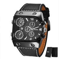 Thumbnail for Survival Gears Depot Quartz Watches Black (with box) Multi-Time Zone Military Watch