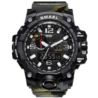 Thumbnail for Survival Gears Depot Quartz Watches Camo Green Military Dual Display Analog Digital Watch
