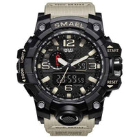 Thumbnail for Survival Gears Depot Quartz Watches Khaki Military Dual Display Analog Digital Watch